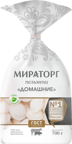 Пельмени МИРАТОРГ Домашние, 700г, вид