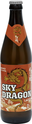 Пиво светлое SKY DRAGON фильтрованное пастеризованное 5%, 0.45л, вид