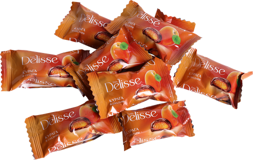 Конфеты DELISSE курага в глазури, весовые, изображение