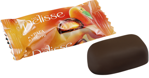 Конфеты DELISSE курага в глазури, весовые, фотография