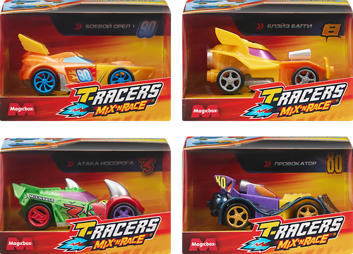 Игрушка T-RACERS Mix'N Race Машинка разборная со сменными деталями, в ассортименте, фото