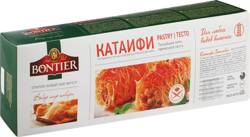 Тесто BONTIER Катаифи, 450г, крупный план