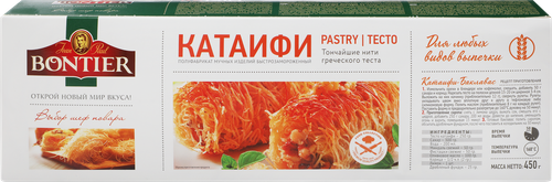 Тесто BONTIER Катаифи, 450г, фото