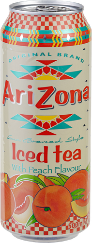 Напиток ARIZONA Черный чай со вкусом персика негазированный, 0.5л, фотография