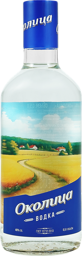 Водка ОКОЛИЦА 40%, 0.5л, изображение