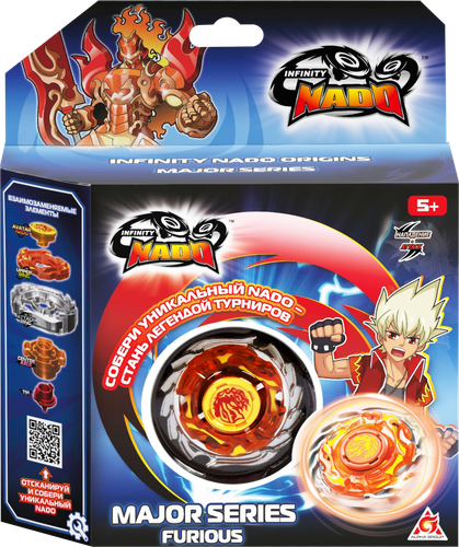 Игрушка INFINITY NADO Волчок Мэйджор, в ассортименте, изображение