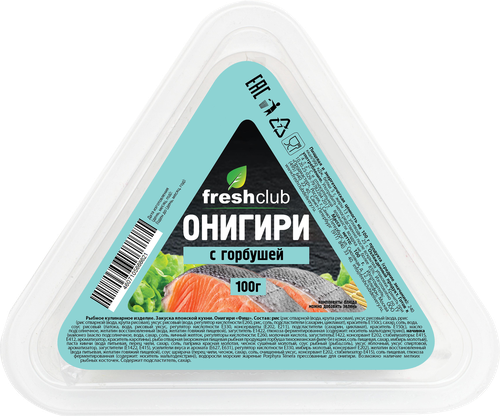 Онигири Фиш FRESHCLUB, 100г, детальное фото