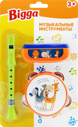 Набор игровой BIGGA Музыкальные инструменты, Арт. YJ080250116, YJ080250115, картинка