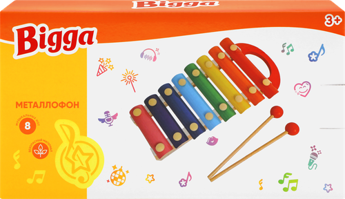 Игрушка BIGGA Металлофон, Арт. YJ080250122, фотография