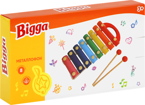 Игрушка BIGGA Металлофон, Арт. YJ080250122, фото