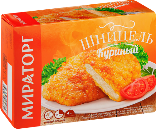 Шницель МИРАТОРГ Куриный, 360г, изображение
