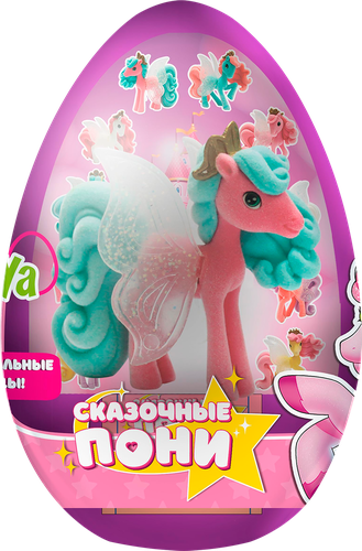 Карамель леденцовая DANLI Сказочные пони, в капсуле, 10г, картинка