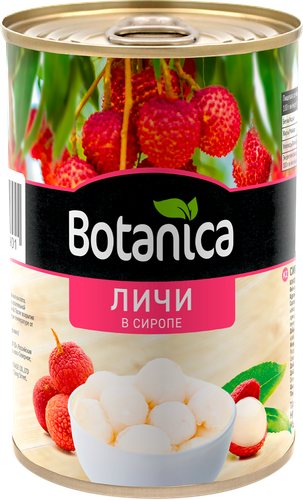 Личи консервированные BOTANICA в сиропе, 425мл, фотография