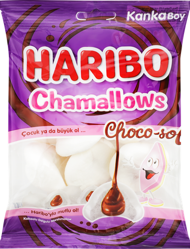 Мармелад жевательный HARIBO Chamallows Choco-Soft, 62г, вид