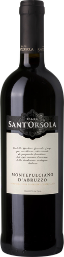 Вино MONTEPULCIANO D'ABRUZZO сортовое красное сухое, 0.75л, картинка