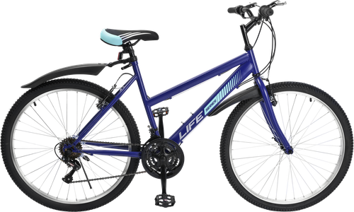 Велосипед ACTIWELL Life, колеса 26" 18 скоростей до 100кг, в ассортименте, Арт. LFE26ST-UW, фото