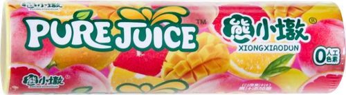 Мармелад жевательный PURE JUICE со вкусом грейпфрута, персика, манго, лимона, 60г, детальное фото