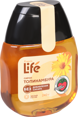 Сироп топинамбура ЛЕНТА LIFE, 240г, крупный план