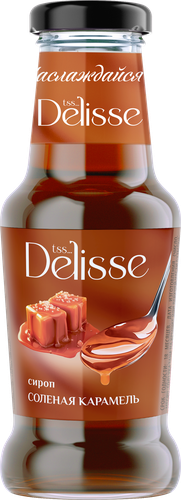 Сироп десертный DELISSE Соленая карамель, со вкусом карамели, 250мл, изображение