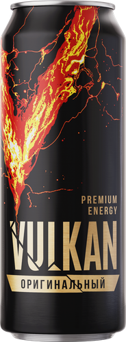 Напиток VULKAN Оригинальный тонизирующий газированный, 0.45л, детальное фото