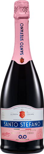 Напиток безалкогольный SANTO STEFANO Rose brut, 0.75л, вид