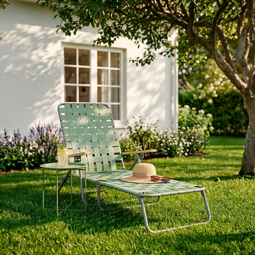 Шезлонг плетеный GIARDINO CLUB 61,5x56x69см, Арт. C7-LEN2503003, крупный план