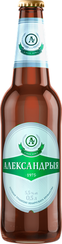 Пиво светлое КРИНИЦА Александрия пастеризованное 5,5%, 0,5л, картинка