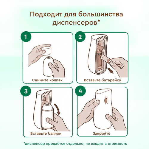 Баллон сменный для освежителя воздуха БРЕФ Ароматы СПА Энергия, автоматический, 250мл, картинка