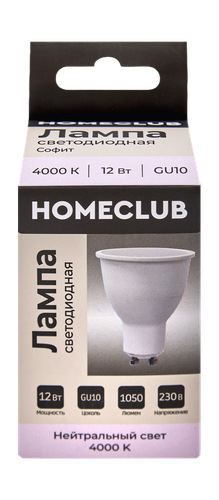Лампа филаментная HOMECLUB свеча 6Вт Е14 нейтральный свет, Арт. FIL-C35-6Е1440, изображение