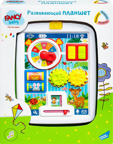 Игрушка музыкальная развивающая FANCY BABY Игровой планшет, Арт. 65080, фото