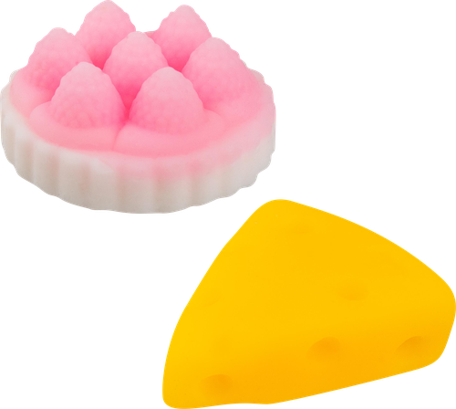 Игрушка KIDDIEPLAY Мини-сквиши Еда, Арт. 32777, 32778, 2шт, картинка