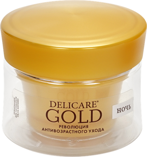 Крем ночной для лица DELICARE Gold 60+, 50мл, вид
