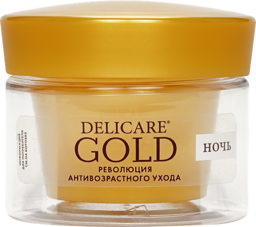 Крем ночной для лица DELICARE Gold 60+, 50мл, фото