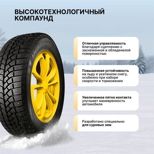 Автошина шипованная VIATTI Brina Nordico V-522 215/60 R16 95T, детальное фото
