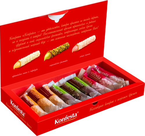 Конфеты KONFESTA Ассорти глазированные, 150г, фотография