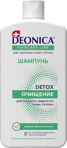 Шампунь DEONICA Detox очищение, 750мл, изображение