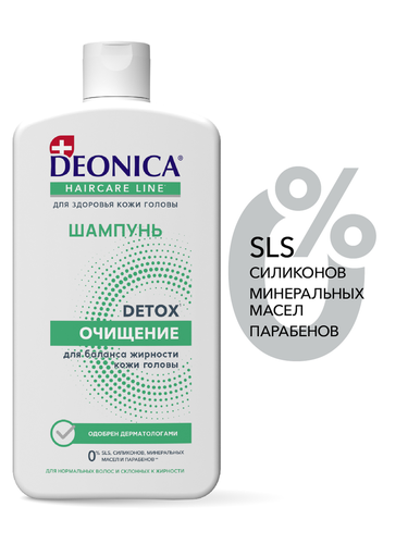 Шампунь DEONICA Detox очищение, 750мл, картинка