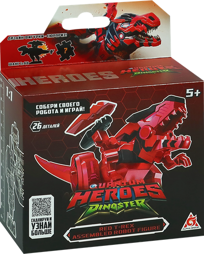 Игрушка DINOSTER Робот-конструктор 11см, в ассортименте, картинка