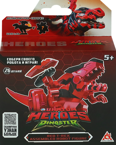 Игрушка DINOSTER Робот-конструктор 11см, в ассортименте, детальное фото