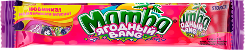 Конфеты жевательные MAMBA Ягодный bang, 79,5г, фотография