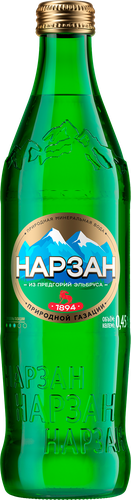 Вода минеральная НАРЗАН природной газации, 0.45л, фото