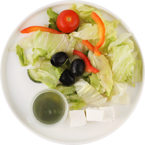 Салат Греческий ЛЕНТА FRESH, 150г, крупный план