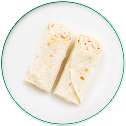 Сэндвич‑ролл с крабовым мясом ЛЕНТА FRESH, 200г, вид