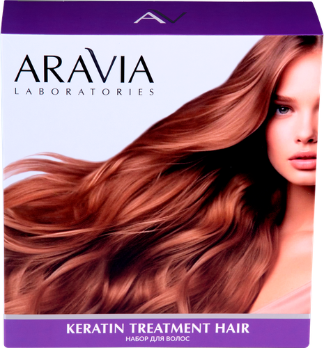 Набор подарочный ARAVIA LABORATORIES Keratin treatment hair для ухода за волосами и кожей головы, 560мл, вид