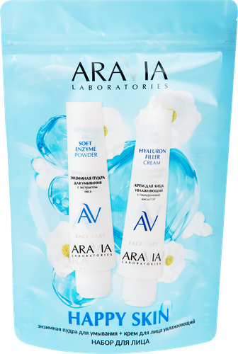 Набор подарочный ARAVIA LABORATORIES Happy skin для лица, 200мл, фотография