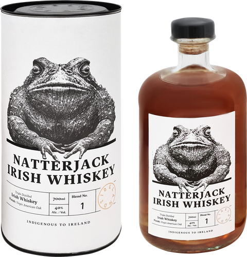 Виски GORTINORE Natterjack Irish Whiskey купажированный 40%, п/у, 0.7л