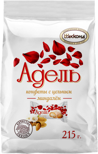 Конфеты АККОНД Адель с цельным миндалем, 215г, фотография