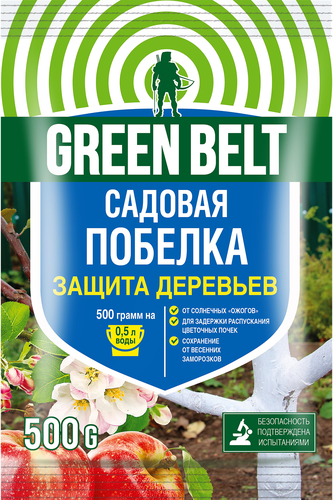 Побелка садовая GREEN BELT для защиты от солнечных ожогов, Арт. 01-492, 500г, картинка