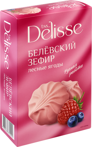 Зефир DELISSE Белевский Лесные ягоды, 250г, вид
