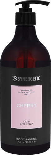 Гель для душа SYNERGETIC Cherry Вишня, 750мл, фотография
